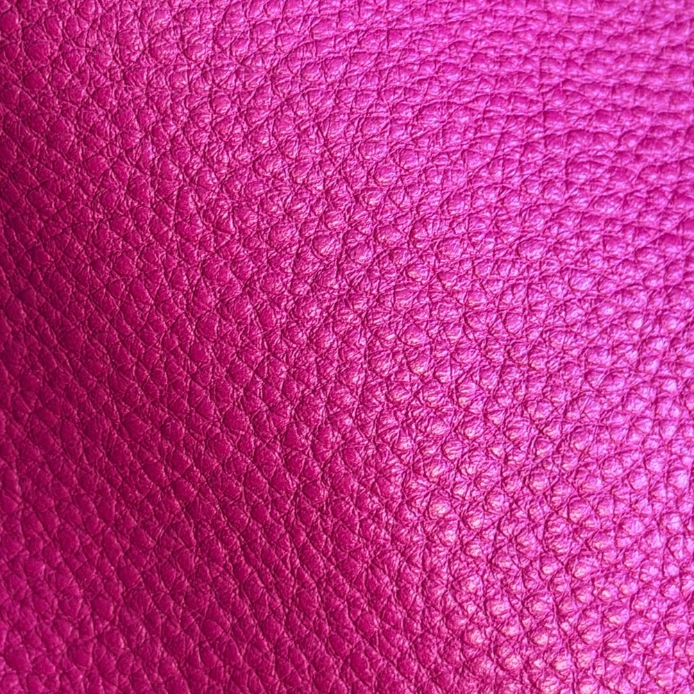 Vibrant Fossil magenta Leather crossbody and top handle bag. Med, adjustable - Picture 6 of 16